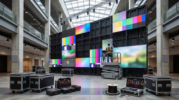 Installation underway