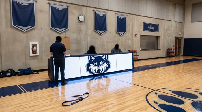 Titans branded scoring table